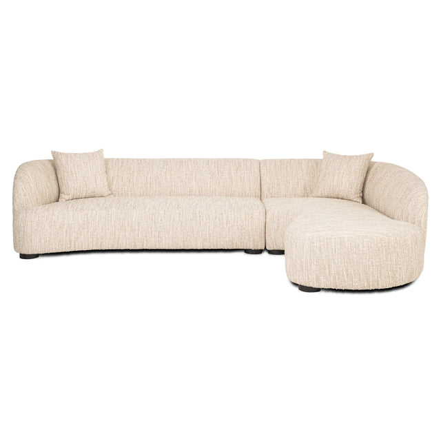 Sofa Pandora beige angora lounge høyre Richmond Interiors Sofa