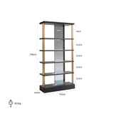 Utstillingsskap Alexander Jones kullfarget Rigley Richmond Interiors Vitrineskap