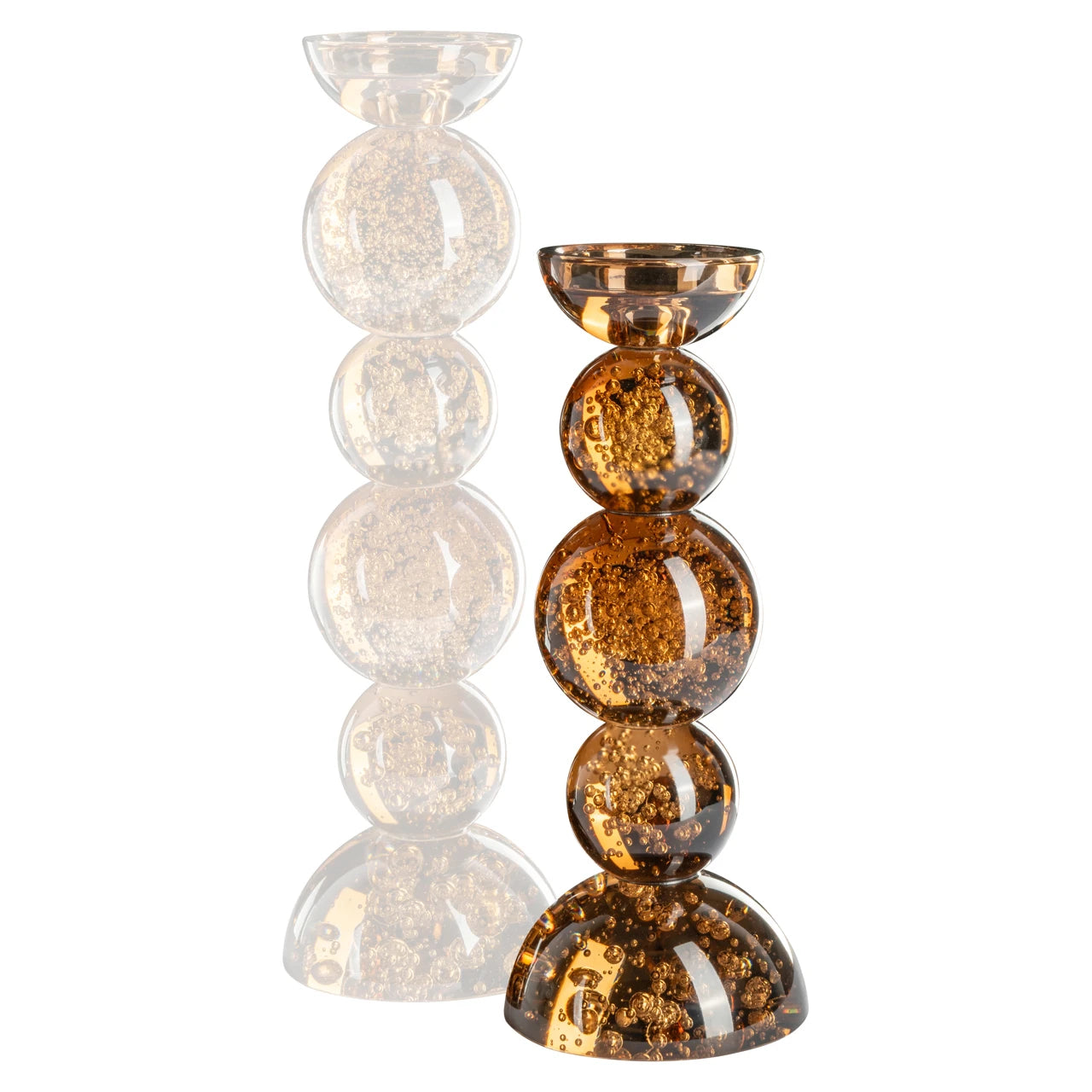 Lysestake Jolita brun liten Richmond Interiors Lysestake