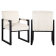 Spisestol Beck hvit chenille Richmond Interiors Spisestol