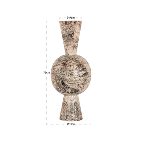 Vase Moisa beige Richmond Interiors Vase