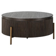 kaffebord Luxor brun 95Ø Richmond Interiors Sofabord