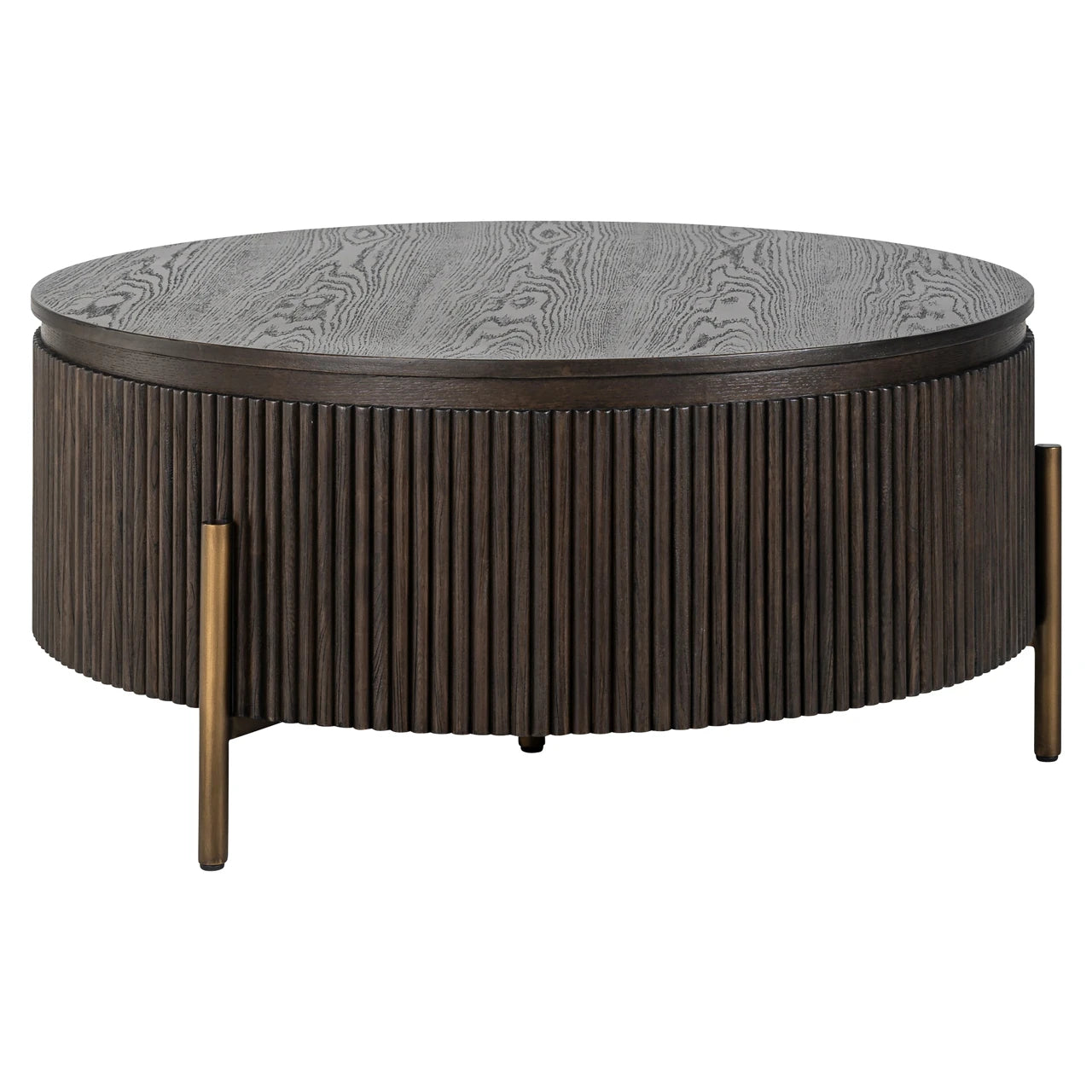 kaffebord Luxor brun 95Ø Richmond Interiors Sofabord