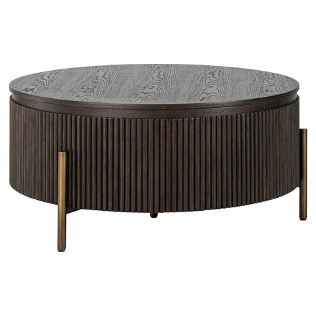 kaffebord Luxor brun 95Ø Richmond Interiors Sofabord