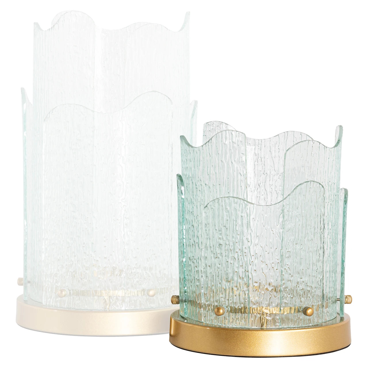 Hurricane light Danila gold small Richmond Interiors Lanterne og lysglass