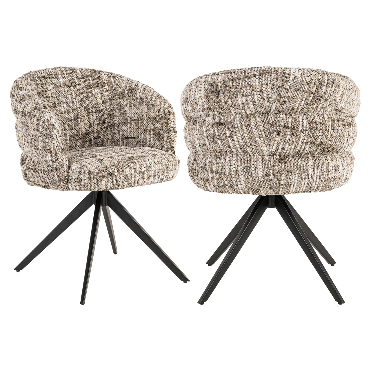 Spisestol Serenity brun omara svingbar flammehemmende Richmond Interiors Spisestol