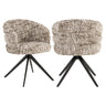 Spisestol Serenity brun omara svingbar flammehemmende Richmond Interiors Spisestol