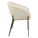 Spisestol Kenzi natural linear brannhemmende Richmond Interiors Spisestol