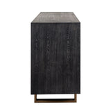 Sideboard Hunter svart rustikk Richmond Interiors Skjenk