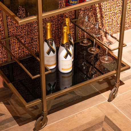 Trolley Xo børstet gull Richmond Interiors Oppbevaring