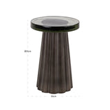 Endebord Barwick messing antikk Richmond Interiors Sidebord