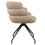 Spisestol Kayla mocca boldvevd svingbar Richmond Interiors Spisestol