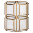 Hurricane light Ariana messing antikk liten Richmond Interiors Lanterne og lysglass