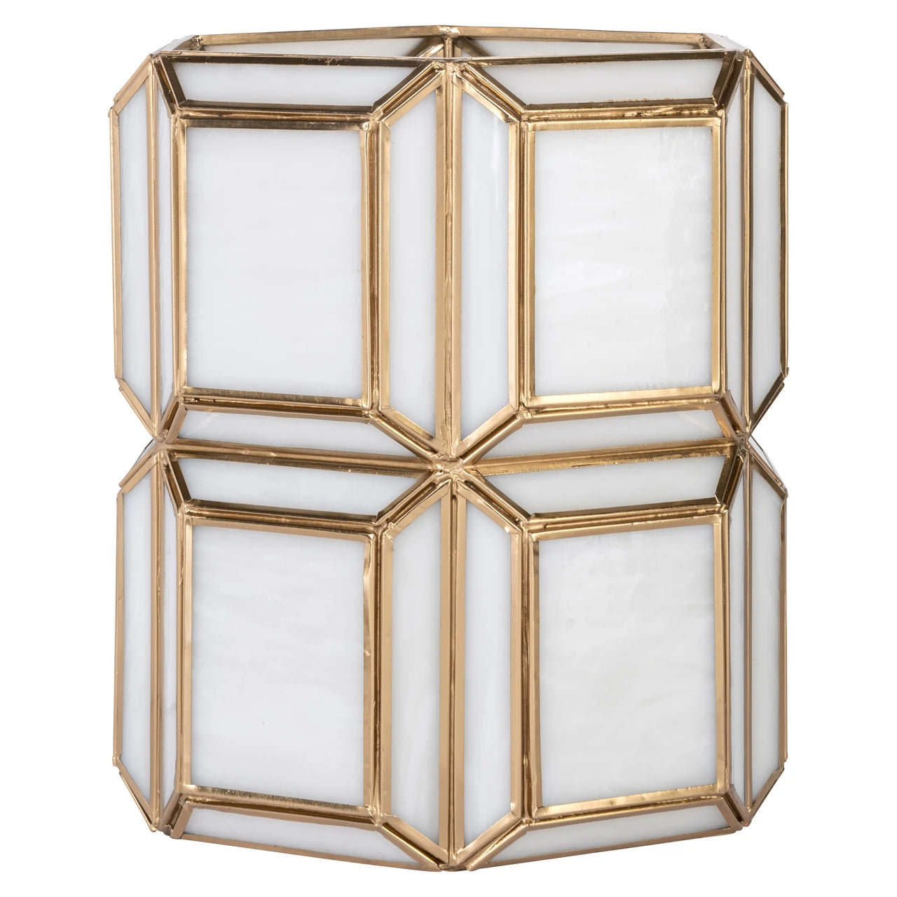 Hurricane light Ariana messing antikk liten Richmond Interiors Lanterne og lysglass