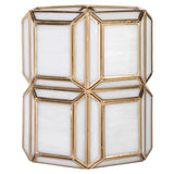 Hurricane light Ariana messing antikk liten Richmond Interiors Lanterne og lysglass