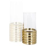 Hurricane light Bodil gull liten Richmond Interiors Lanterne og lysglass