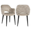 Spisestol Giovanna trendy natur / khaki fløyel flammehemmende Richmond Interiors Spisestol