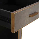 Nattbord Bloomville messing shagreen inkl. glassplate Richmond Interiors Nattbord