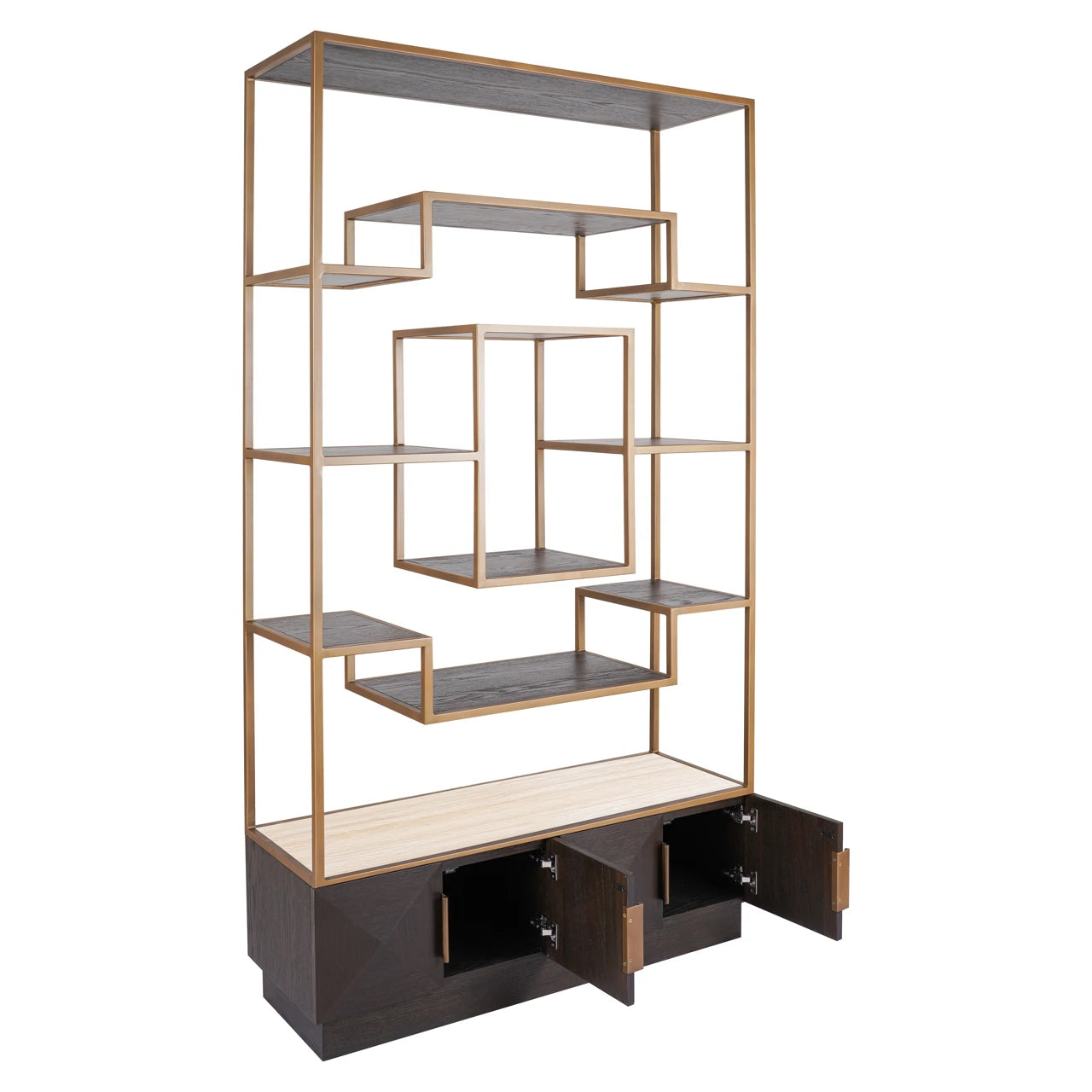 Utstillingsskap Claremont brun Richmond Interiors Vitrineskap