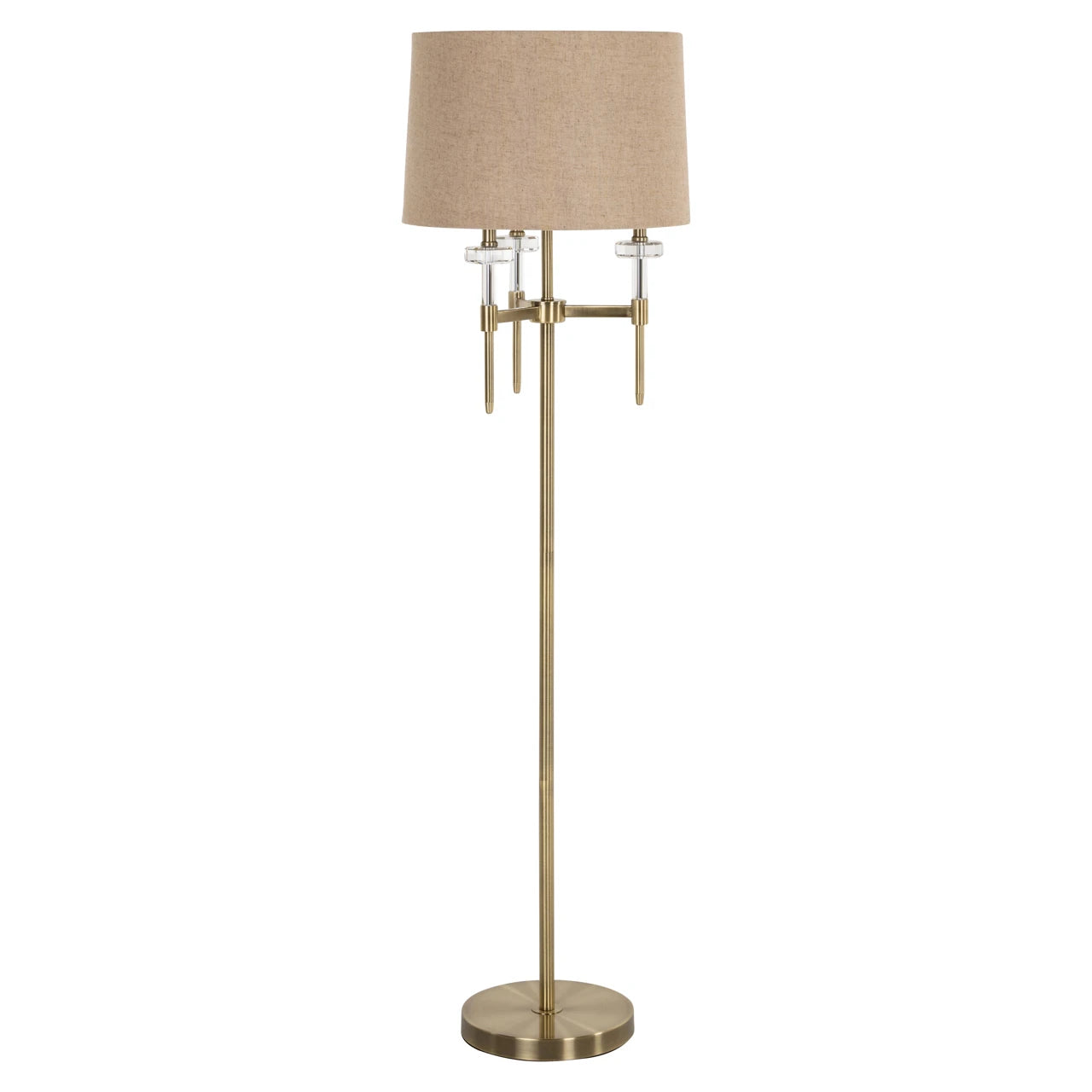 Gulvlampe Josie børstet gull Richmond Interiors Gulvlampe