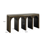 Console Les Arcs børstet gull Richmond Interiors Konsollbord