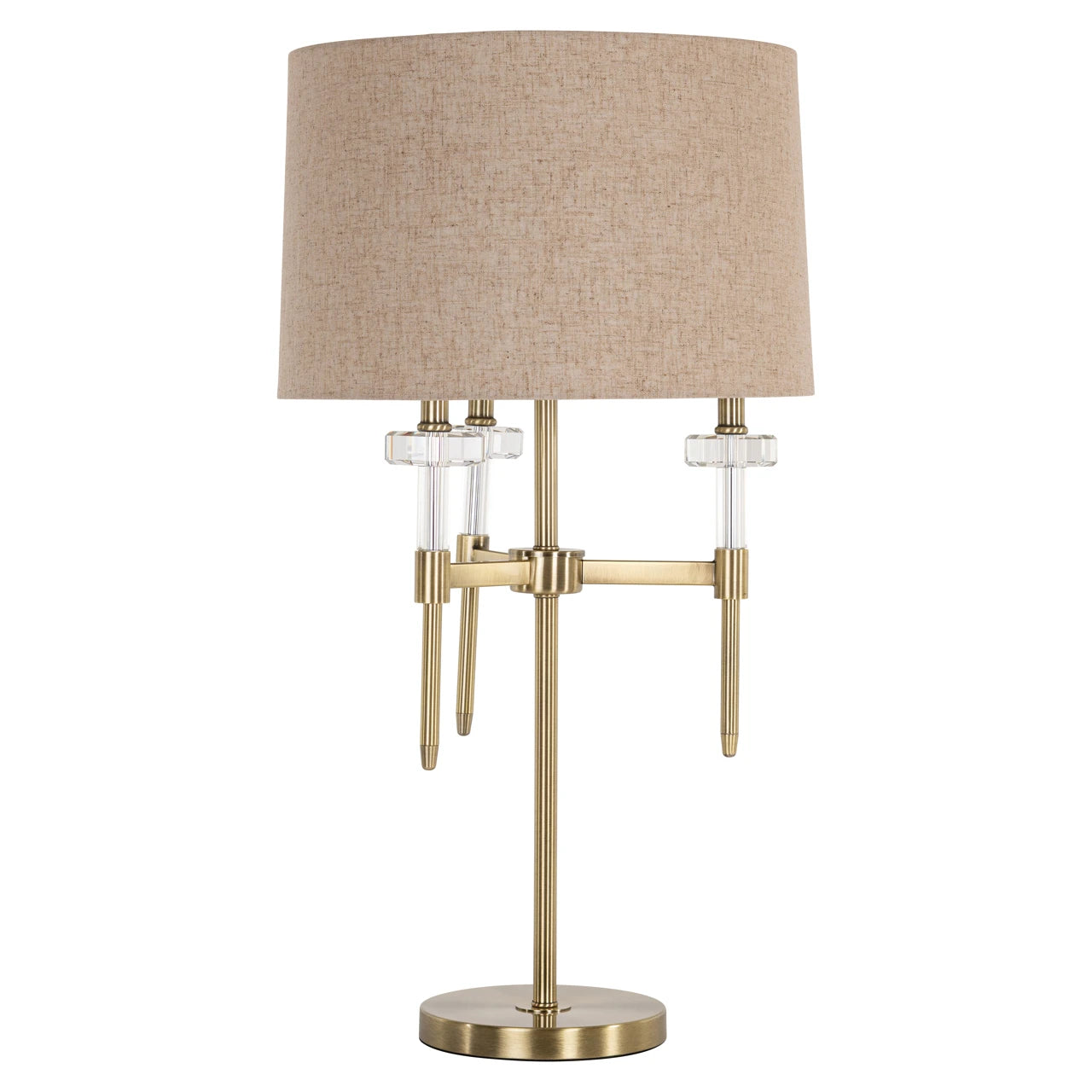 Bordlampe Josie børstet gull Richmond Interiors Bordlampe