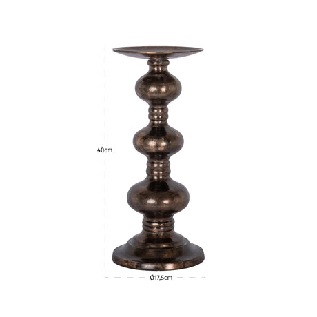 Lysestake Joya kobber liten Richmond Interiors Lysestake