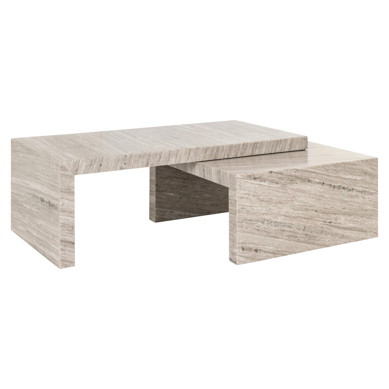Salongbord Novaz sand Sett med 2 Richmond Interiors Sofabord