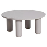 Utendørs kaffebord Quinn lys beige 86Ø Richmond Interiors Sofabord