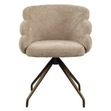 Spisestol Kayla mocca boldvevd svingbar Richmond Interiors Spisestol
