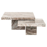 Salongbord Rashford Blush beige sett med 2 Richmond Interiors Sofabord