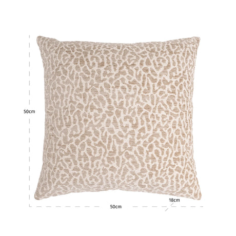 Pute Noa beige leopard Richmond Interiors Pute