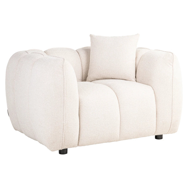 Lounge chair Jezebel krem fancy Richmond Interiors Lenestol