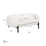 Dyreseng Dolly sau hvit Richmond Interiors Pledd