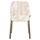 Spisestol Lana beige graffic sett med 2 Richmond Interiors Spisestol