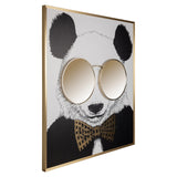 Veggkunst Panda svart/gull Richmond Interiors Bilde