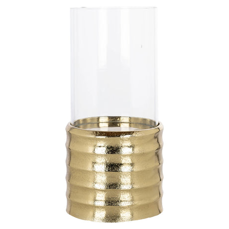 Hurricane light Bodil gull liten Richmond Interiors Lanterne og lysglass