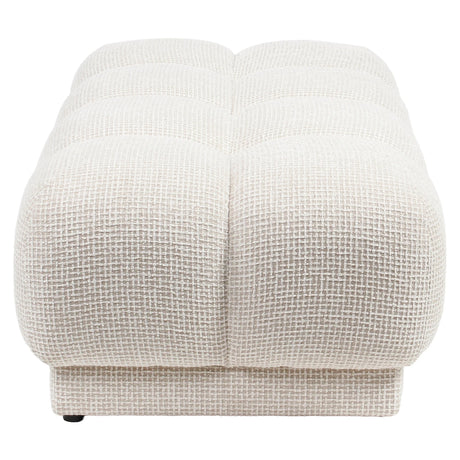 Pouffe & fotskammel Noah beige blokkvev Richmond Interiors Pall