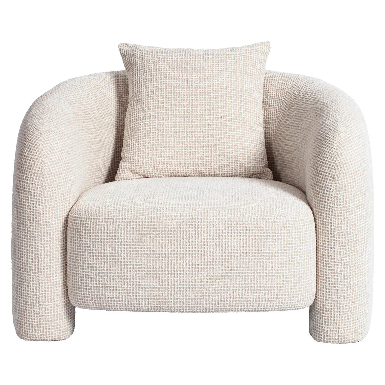 Lenestol Tuscany beige blokkvev Richmond Interiors Lenestol