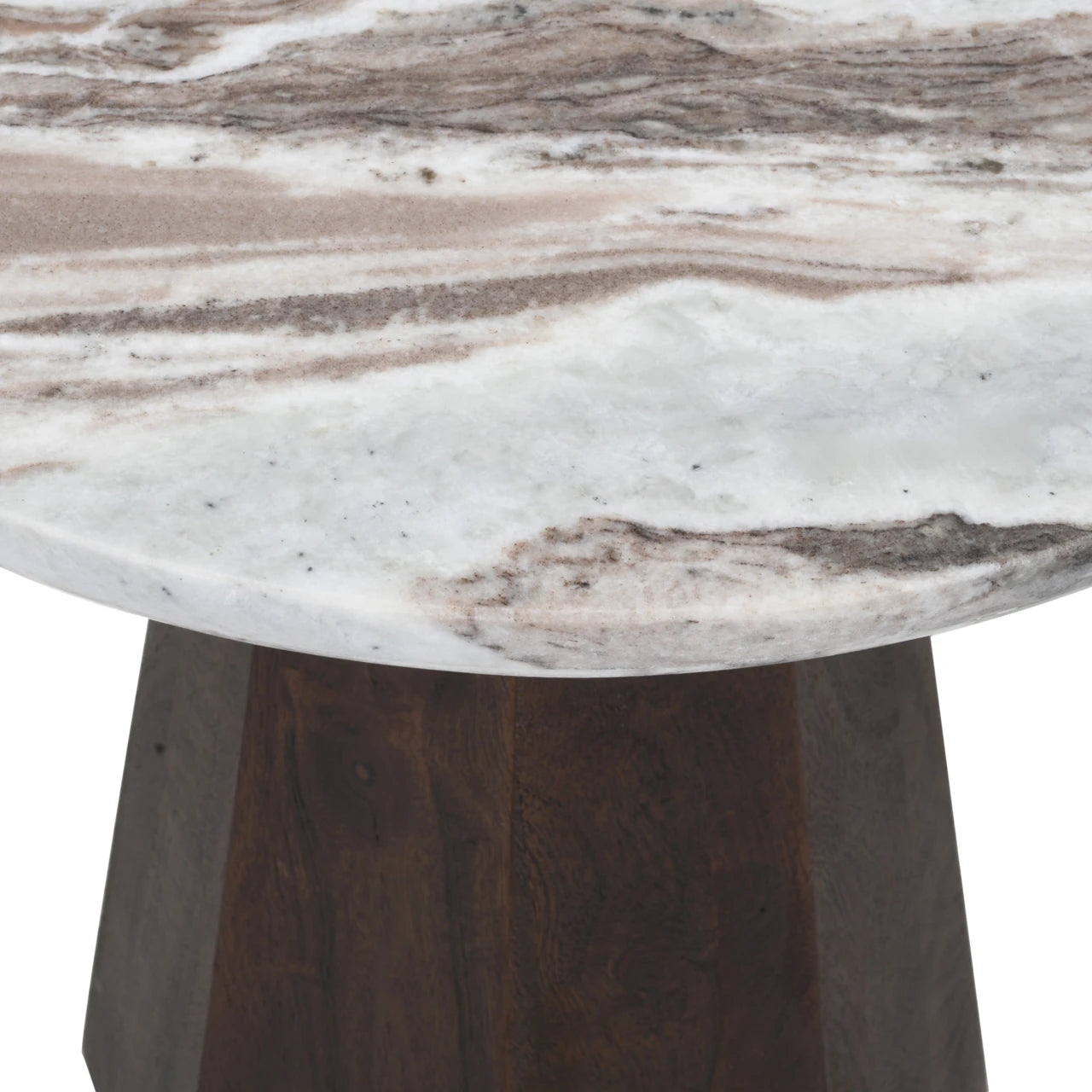End table Oberoy Blush beige 45Ø Richmond Interiors Sidebord