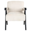 Lounge chair Cooper hvit chenille Richmond Interiors Lenestol