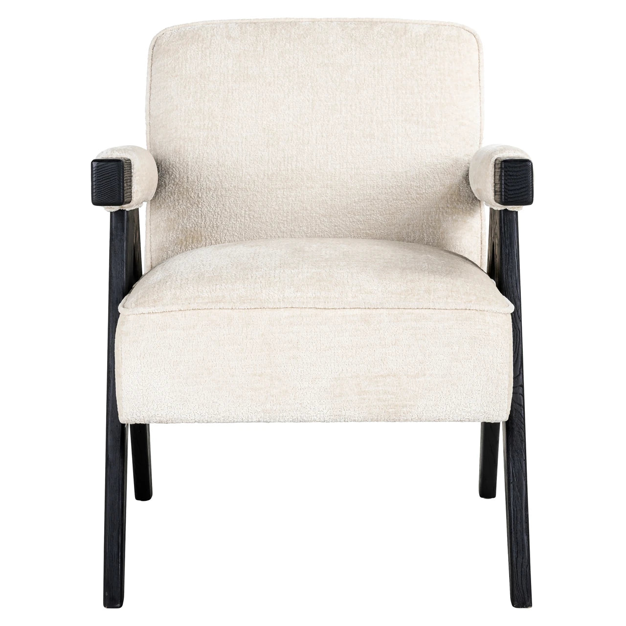 Lounge chair Cooper hvit chenille Richmond Interiors Lenestol