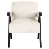 Lounge chair Cooper hvit chenille Richmond Interiors Lenestol