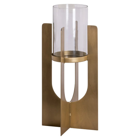 Hurricane light Dalou gull liten Richmond Interiors Lanterne og lysglass