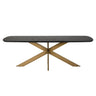 Spisebord Cambon mørk kaffe dansk oval 230 Richmond Interiors Spisebord