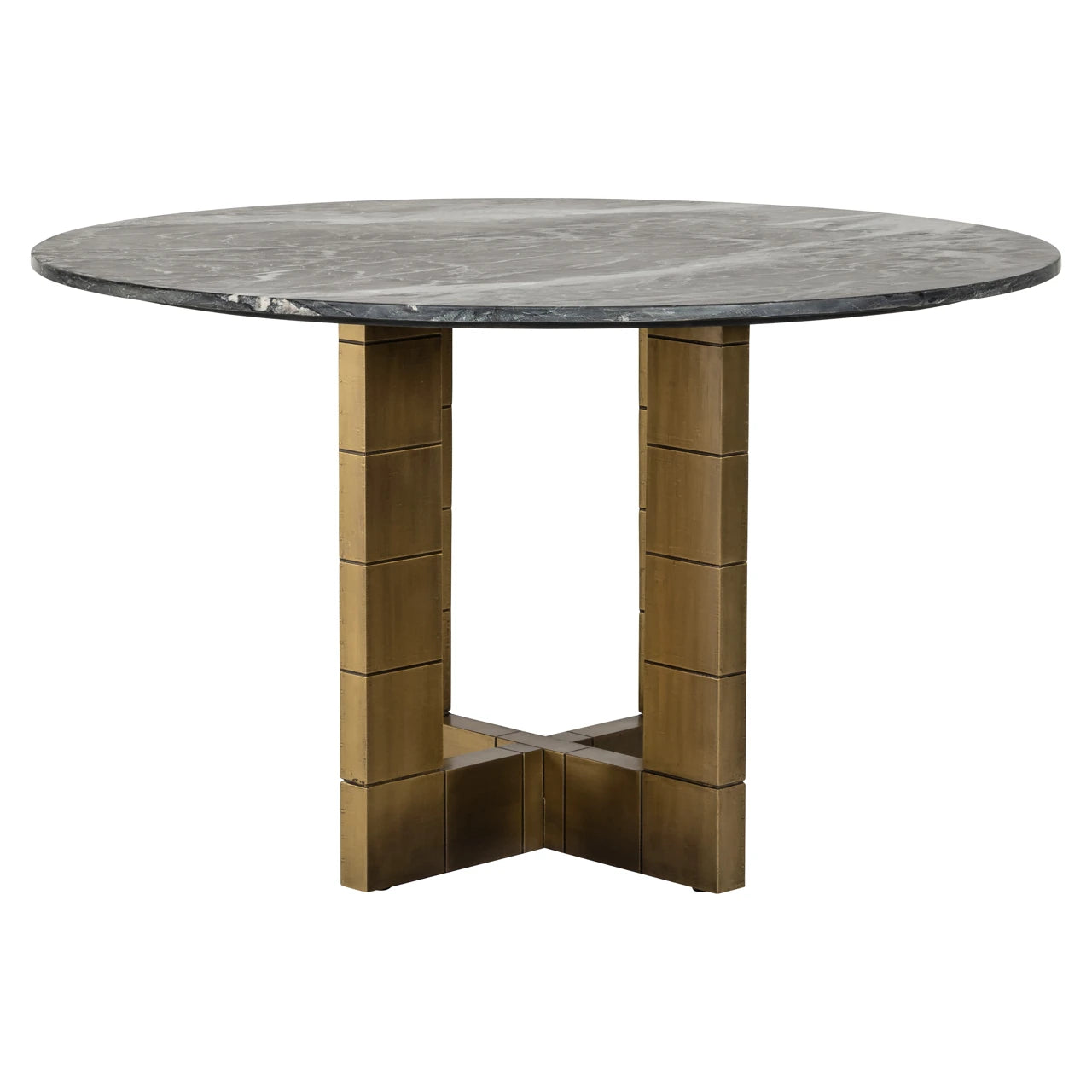Spisebord Collada svart/gull 130Ø Richmond Interiors Spisebord