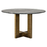 Spisebord Collada svart/gull 130Ø Richmond Interiors Spisebord