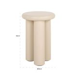 Endebord Elbaz beige 35Ø Richmond Interiors Sidebord