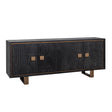 Sideboard Hunter svart rustikk Richmond Interiors Skjenk