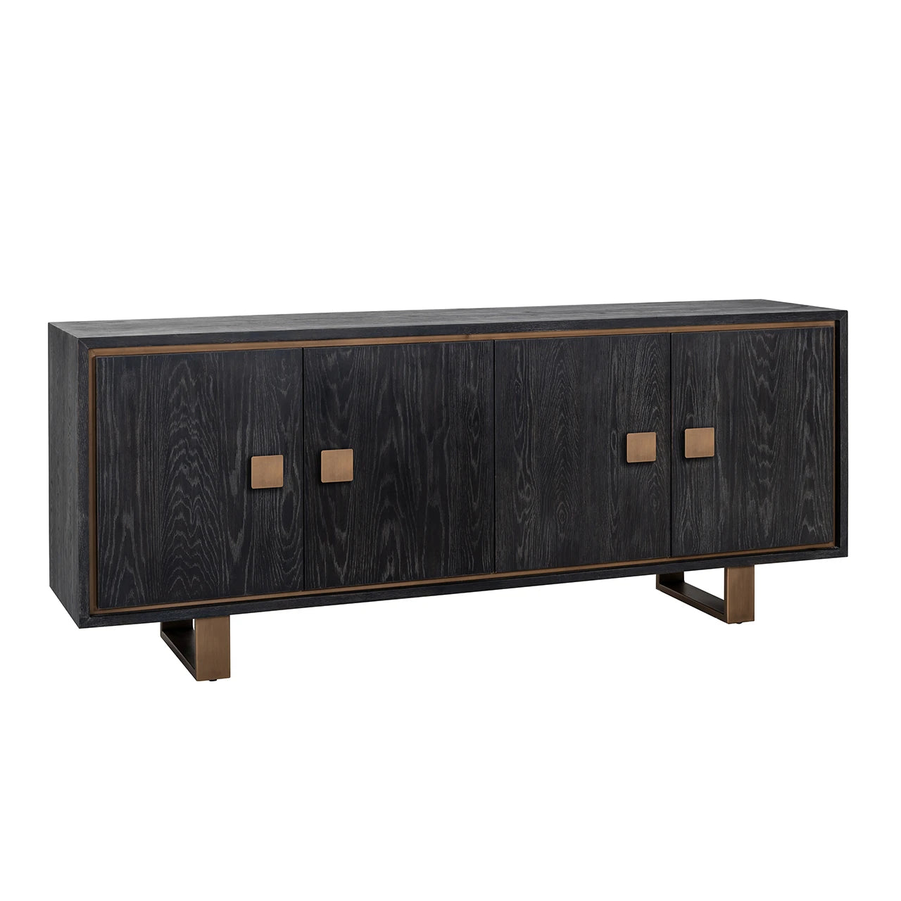Sideboard Hunter svart rustikk Richmond Interiors Skjenk